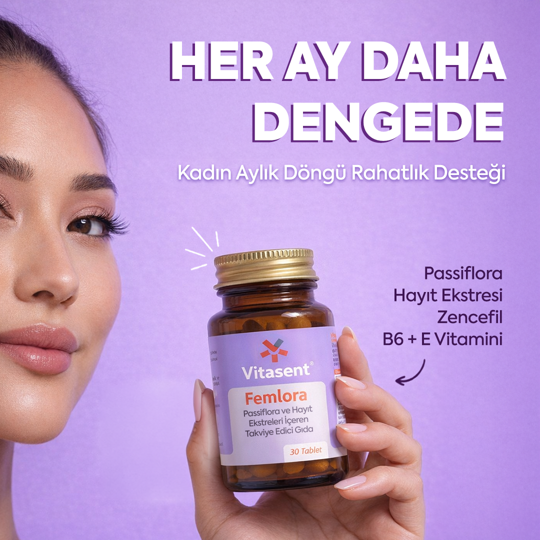 Femlora Regl Dönemi Konforu İçin Destekleyici Takviye