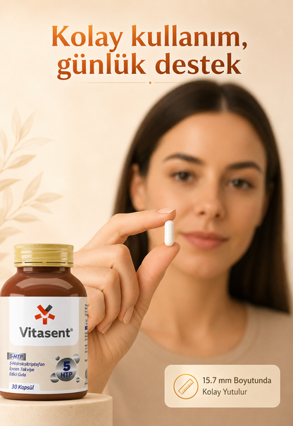 Vitasent 5 HTP Uyku Kalitesi için Takviye