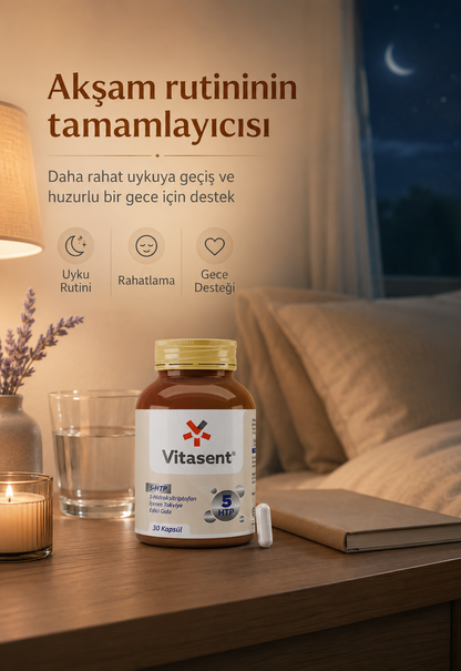 Vitasent 5 HTP Uyku Kalitesi için Takviye