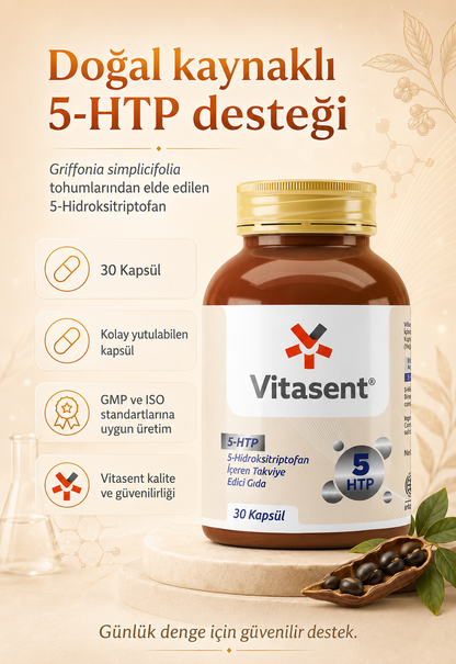 Vitasent 5 HTP Uyku Kalitesi için Takviye