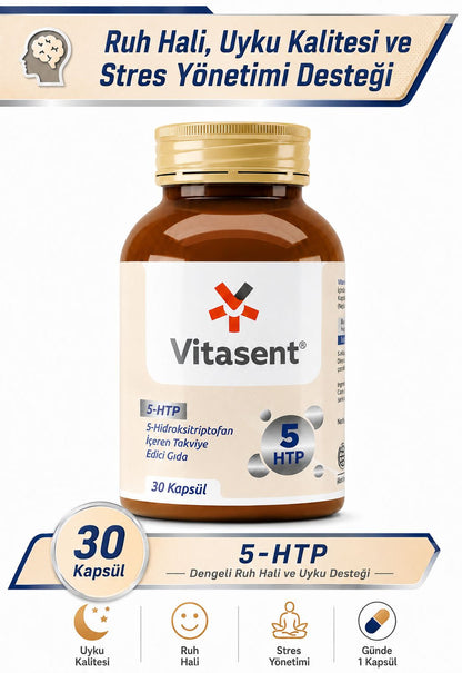 Vitasent 5 HTP Uyku Kalitesi için Takviye
