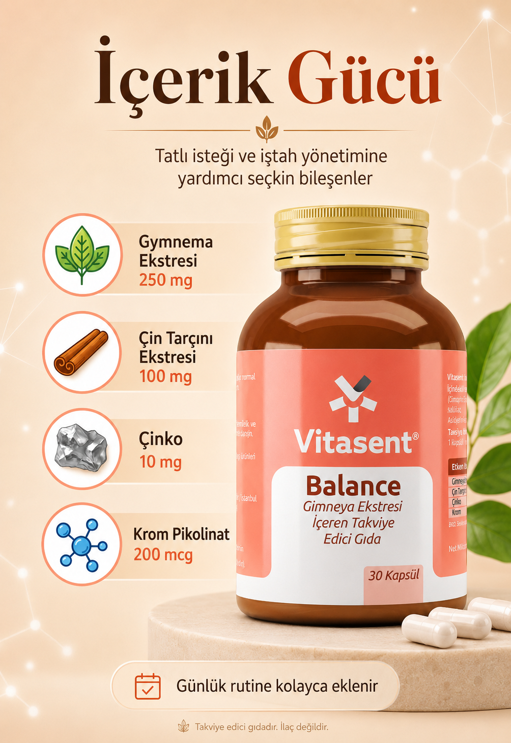 Balance – Tatlı Krizi İçin Destekleyici Formül