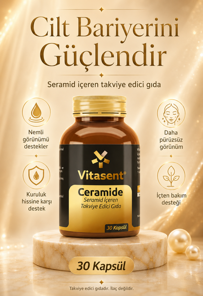 Ceramide - Cilt Bariyerini Güçlendiren Takviye Edici Gıda