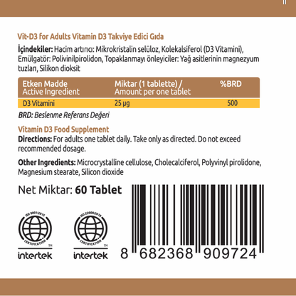 Vitasent Vitamin D3 1000