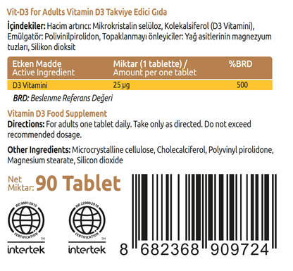 Vitasent Bağışıklık Desteği Paketi - Vit D3 ve Selenyum - Çinko