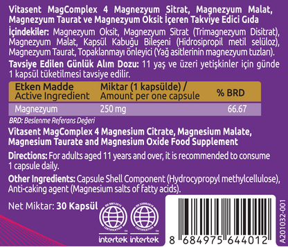 Vitasent Stres ve Uyku Desteği Paketi