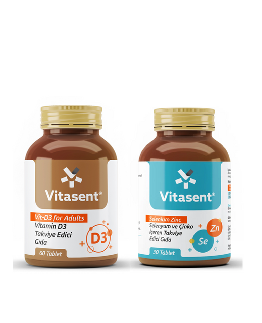 Vitasent Bağışıklık Desteği Paketi - Vit D3 ve Selenyum - Çinko